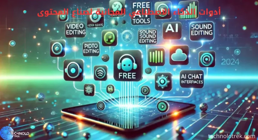 أدوات الذكاء الاصطناعي المجانية لصناع المحتوى